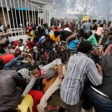Stampede during Alms Collection