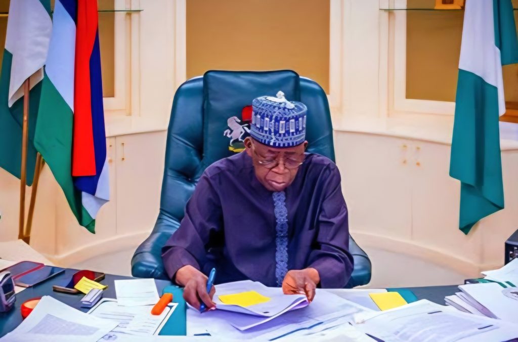 Tinubu in the Presidential Office